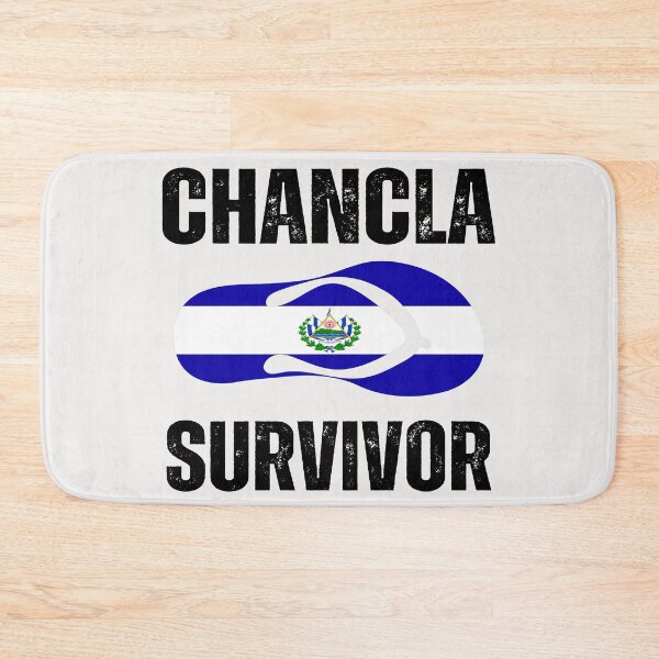 Item preview, El Salvador flag hispanic heritage salvadorian Chancla survivor designed and sold by erozzz.