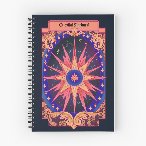 Item preview, Celestial Starburst Tarot Card – Mystical Cosmic Mandala designed and sold by AlyaCreates.