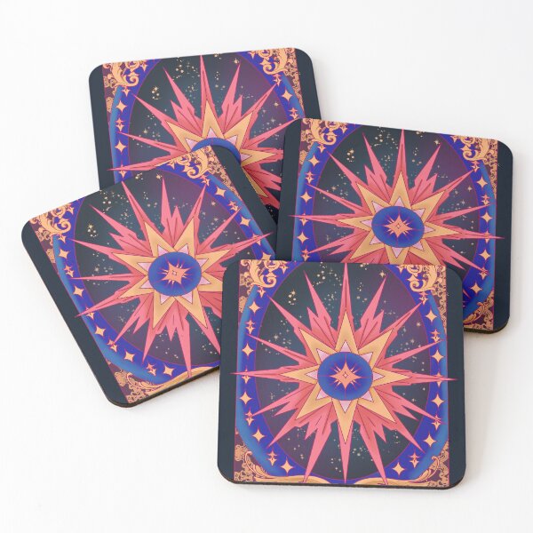 Item preview, Celestial Starburst Tarot Card – Mystical Cosmic Mandala designed and sold by AlyaCreates.