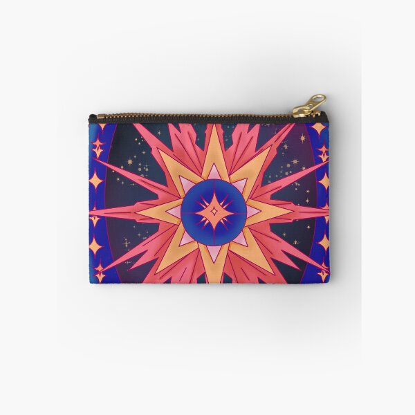 Item preview, Celestial Starburst Tarot Card – Mystical Cosmic Mandala designed and sold by AlyaCreates.
