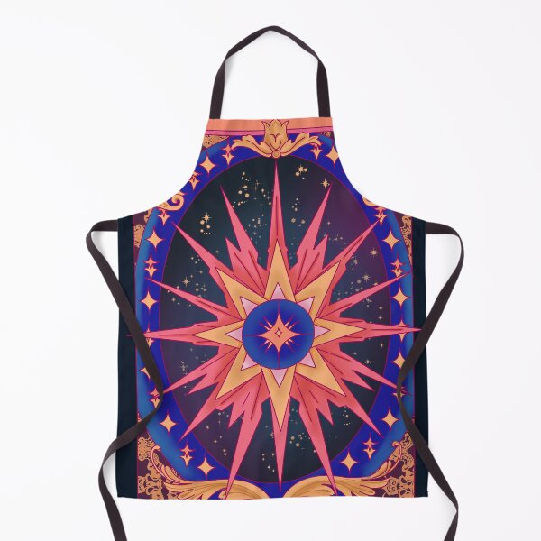 Item preview, Celestial Starburst Tarot Card – Mystical Cosmic Mandala designed and sold by AlyaCreates.