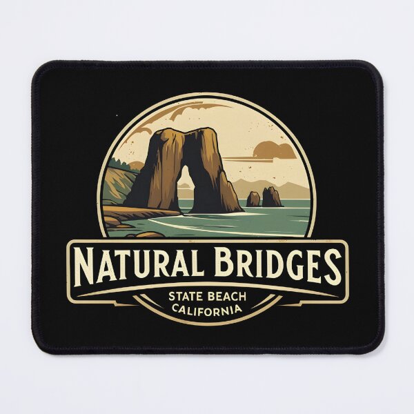 Item preview, Natural Bridges State Beach - Santa Cruz, CA designed and sold by GoodOldVintage.