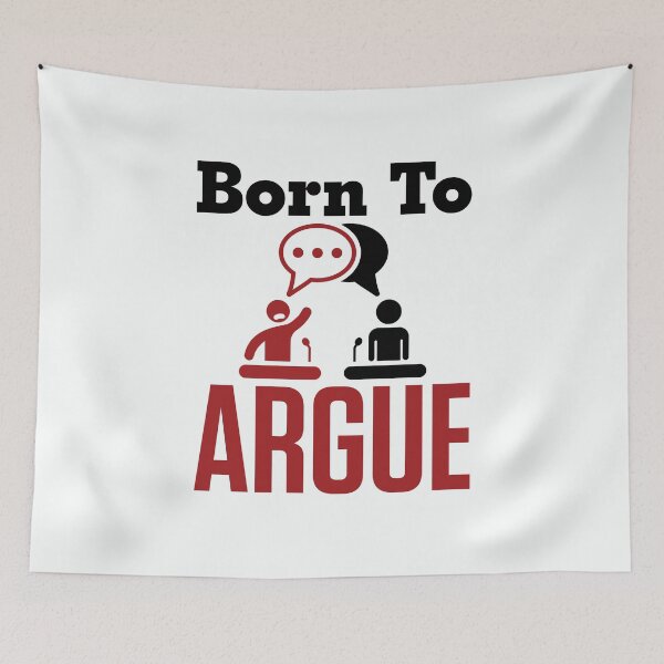 Item preview, Born to Argue Funny Debate Team Debater designed and sold by jaygo.