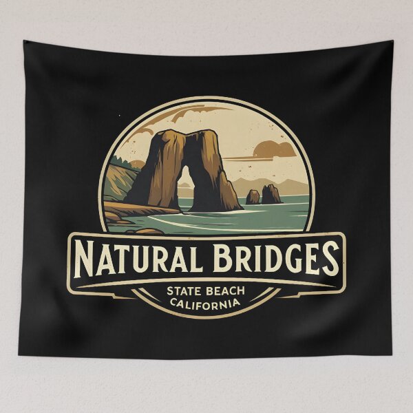 Item preview, Natural Bridges State Beach - Santa Cruz, CA designed and sold by GoodOldVintage.