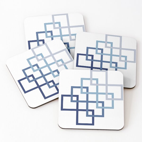 Item preview, Geometric Square Pattern – Minimal Abstract Shape Design designed and sold by LaiDeeByAiya.
