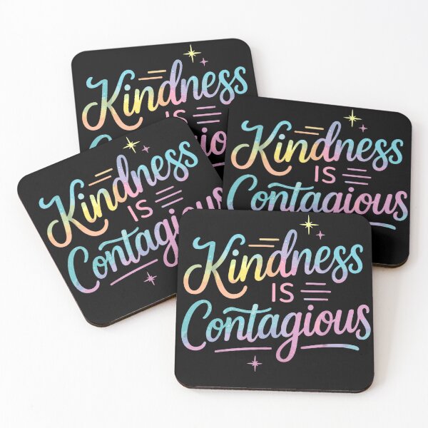 Item preview, Kindness Is Contagious Positive Inspirational Quote designed and sold by JackCurtis1991.