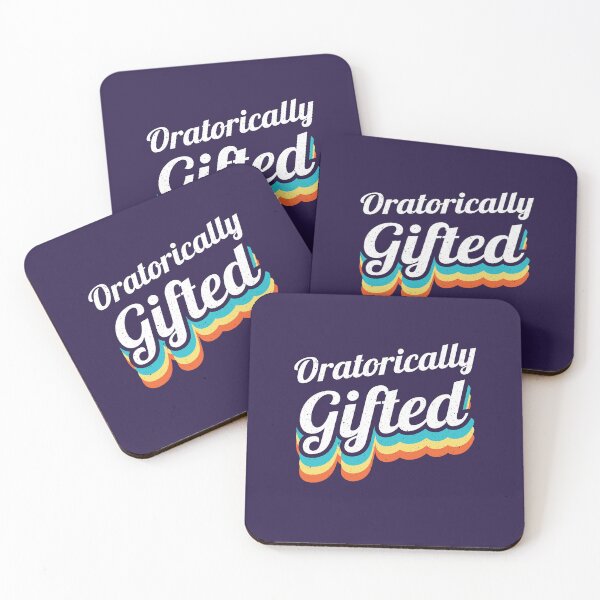 Item preview, Oratorically Gifted Retro Debater designed and sold by jaygo.