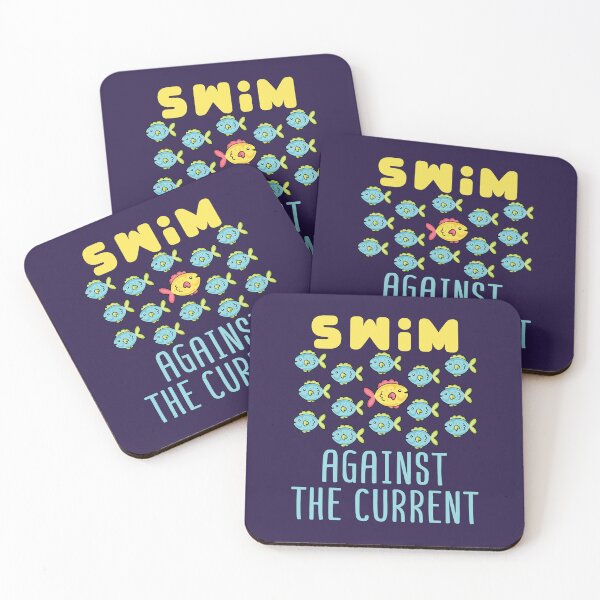 Item preview, Swim Against the Current Contrarian Different designed and sold by jaygo.