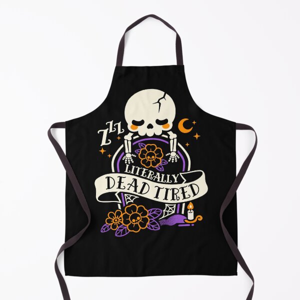 Item preview, Literally dead tired cute sleeping skeleton designed and sold by NemiMakeit.
