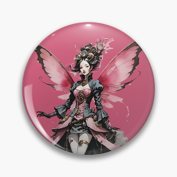 Item preview, Fairy as steampunk pink black designed and sold by IHImage.