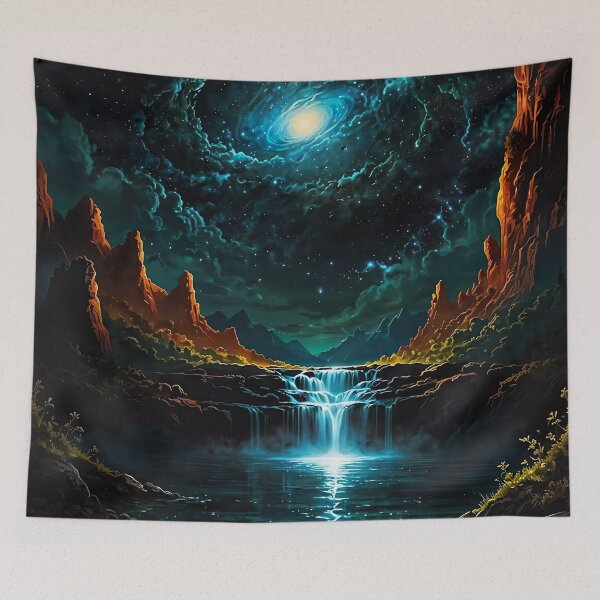 Item preview, Galactic Waterfall designed and sold by PixelParadies.