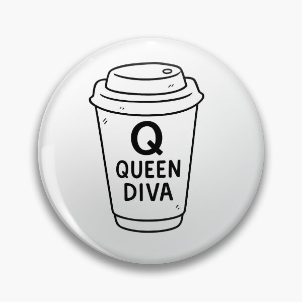 Item preview, Queen Diva – Coffee Cup Series Sticker / Shirt / Mug designed and sold by InspireHerTribe.