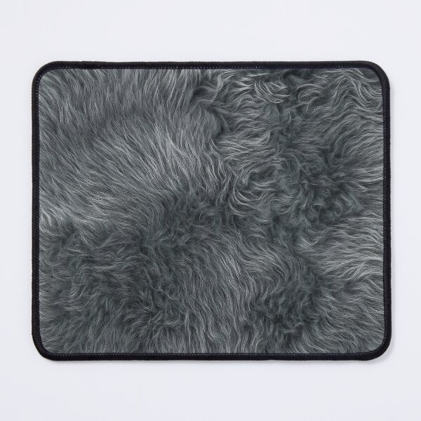Item preview, Gray Fur Texture Print designed and sold by Kaleidoscope Print.