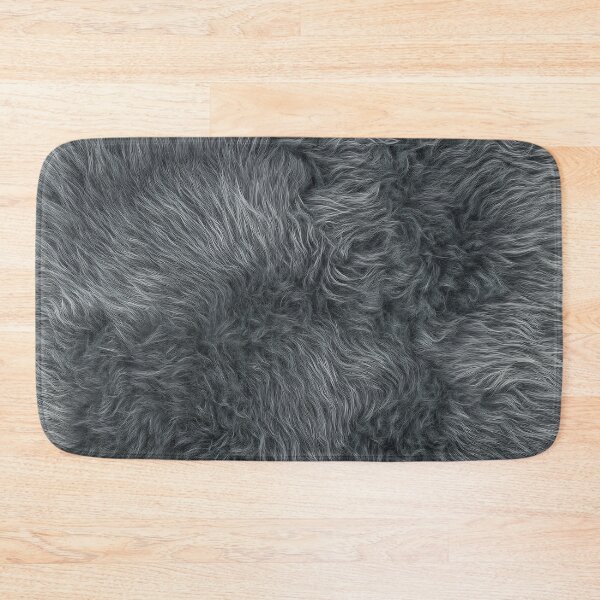 Item preview, Gray Fur Texture Print designed and sold by Kaleidoscope Print.