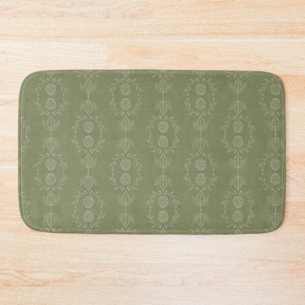 Item preview, Copy of Pine Cone Maple Forest Rust Light Green designed and sold by sarahsdesigns02.