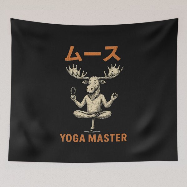 Item preview, Moose Yoga Master – Zen Animal designed and sold by AwesomeBeyondLimits.