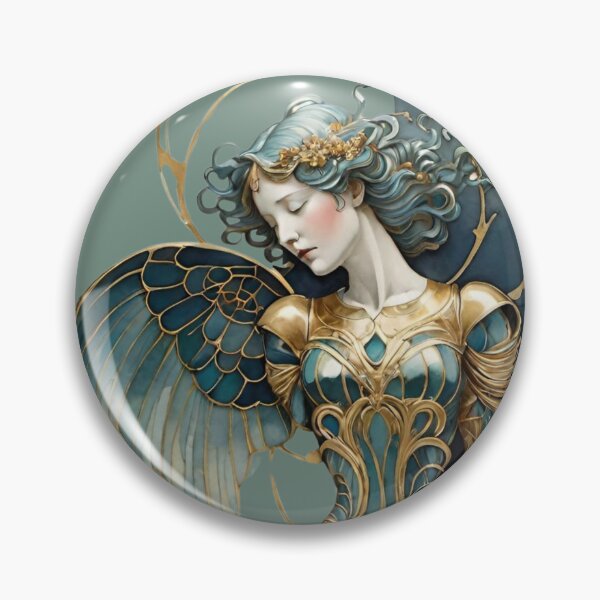 Item preview, Angels in gold and blue, very delicate and filigree designed and sold by IHImage.