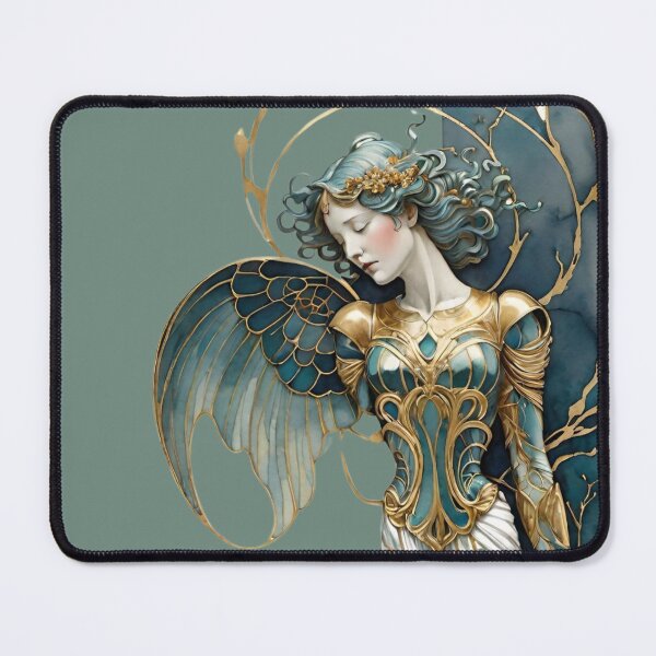 Item preview, Angels in gold and blue, very delicate and filigree designed and sold by IHImage.