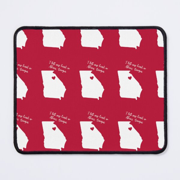Item preview, Athens Georgia Heart Map Art Print | I Left My Heart in Athens Souvenir designed and sold by collegecharm.