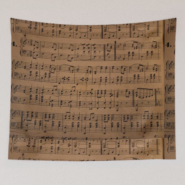 Item preview, Vintage Sheet Music with Musical Notation designed and sold by Zenvo.