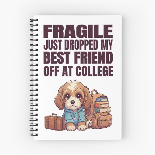 Item preview, Fragile Just Dropped My Best Friend Off at College | Cockerpoo designed and sold by The Real Life Symphony.