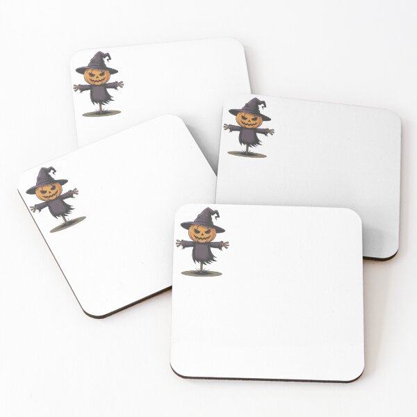 Item preview, Spooky Halloween Scarecrow with Pumpkin Head – Creepy Witch Design designed and sold by Markloom.co.
