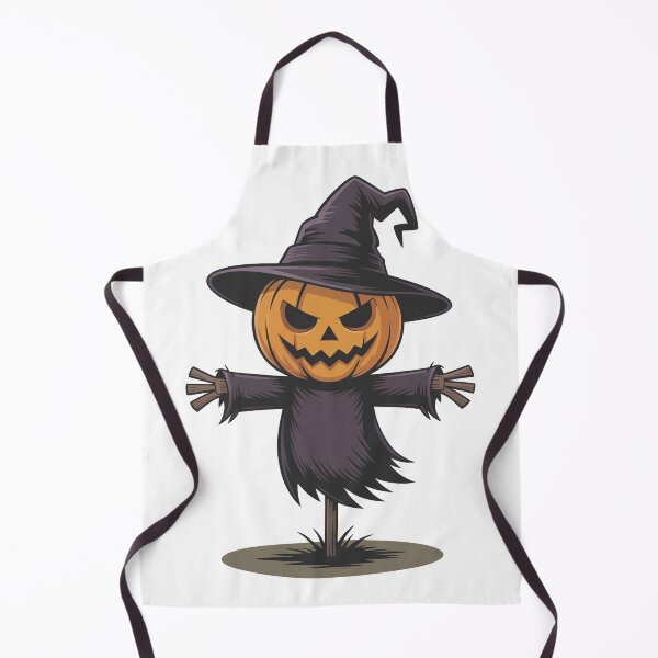 Item preview, Spooky Halloween Scarecrow with Pumpkin Head – Creepy Witch Design designed and sold by Promoffy.