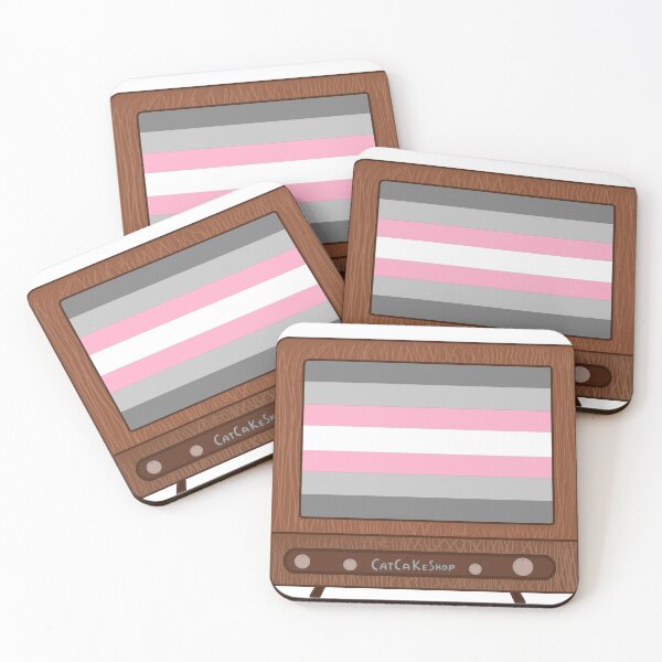 Item preview, TV Glowing in Demigirl Colors designed and sold by CatCaKeShop.
