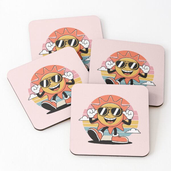 Item preview, Good Vibes Only Retro Sun with Sunglasses Illustration designed and sold by shaswag.