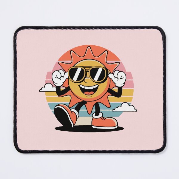 Item preview, Good Vibes Only Retro Sun with Sunglasses Illustration designed and sold by shaswag.