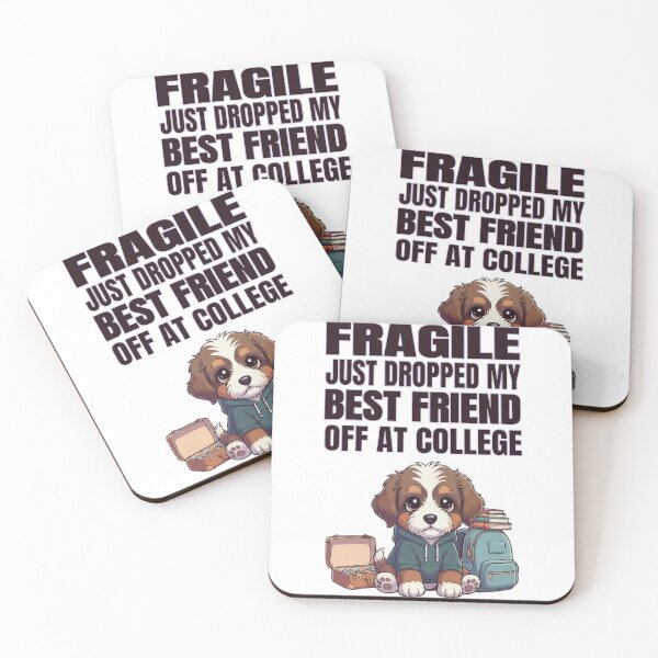 Item preview, Fragile Just Dropped My Best Friend Off at College | Bernedoodle designed and sold by The Real Life Symphony.