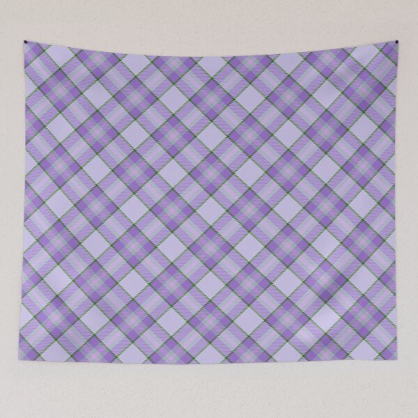 Artikelvorschau, Lila kariertes Tartan 2 Diagonal entworfen und verkauft von yonni.