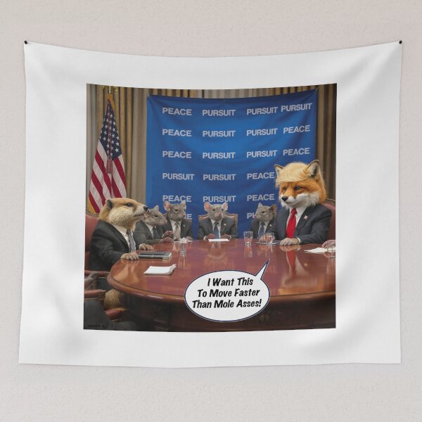 Item preview, The Peace Summit Print designed and sold by Lichentroupe63.