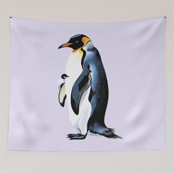 Item preview, Emperor Penguin with Chick designed and sold by Prachodayat Artworks.