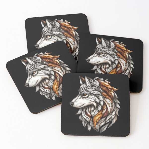 Item preview, Tribal Wolf  designed and sold by Boddicca.