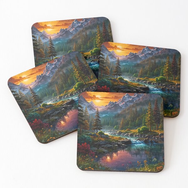 Item preview, The stream of evening glow designed and sold by PixelParadies.