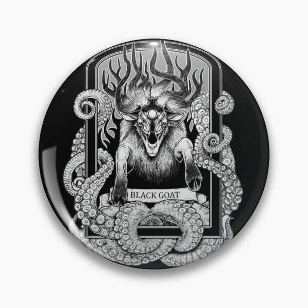 Item preview, Black Goat Insignia designed and sold by PatronesKawai.
