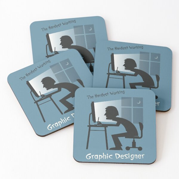 Item preview, The Hardest Working Graphic Designer  designed and sold by studio838.