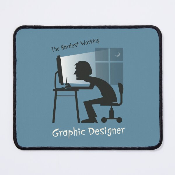 Item preview, The Hardest Working Graphic Designer designed and sold by studio838.
