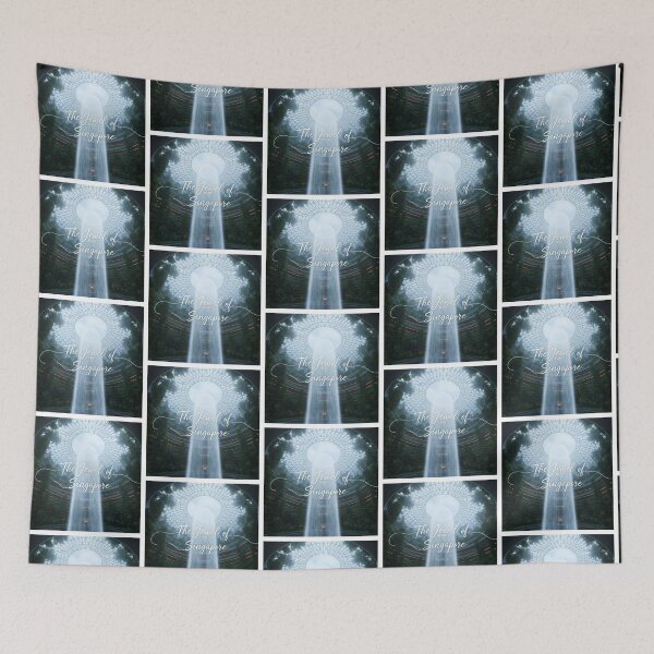 Item preview, The Jewel of Singapore: An Ethereal Rain Vortex Painting designed and sold by Digital Dreams Arts.