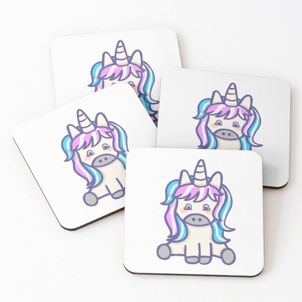 Item preview, Suspiciously Trans Flag Looking Unicorn designed and sold by CatCaKeShop.
