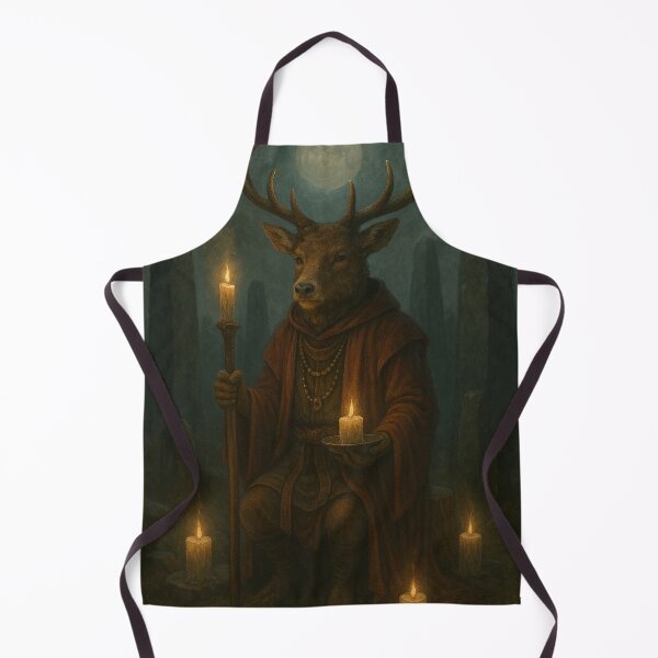 Item preview, Deer Shaman Among Megaliths designed and sold by Lolili69.