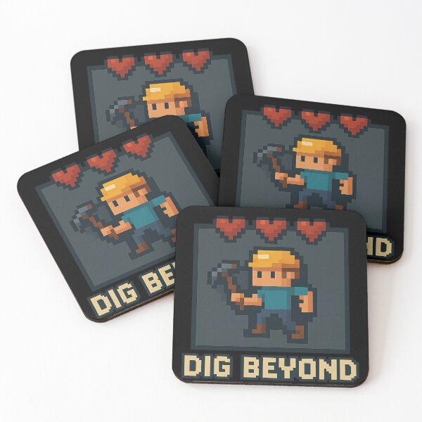 Item preview, Pixel Miner’s Quest – Dig Beyond designed and sold by ArcadiaSilence.