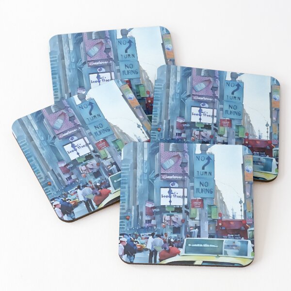 Item preview, No Turning at Times Square designed and sold by RCWatercolours.