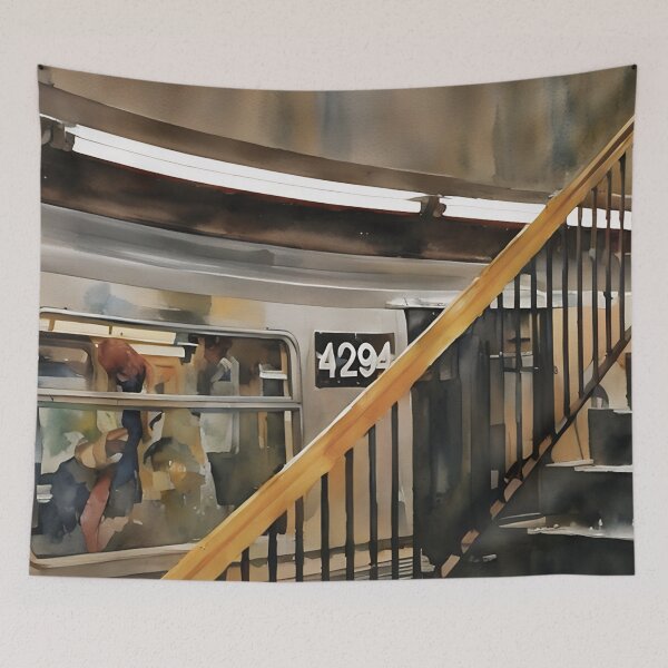 Item preview, Upstairs, Downstairs designed and sold by RCWatercolours.