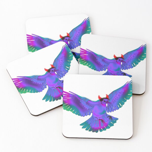 Item preview, Poison Soaring Bird Wearing Devil Horns – animalzinhats designed and sold by Ashley’sAnimalz.