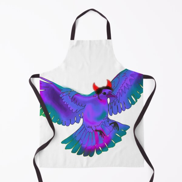 Item preview, Poison Soaring Bird Wearing Devil Horns – animalzinhats designed and sold by Ashley’sAnimalz.