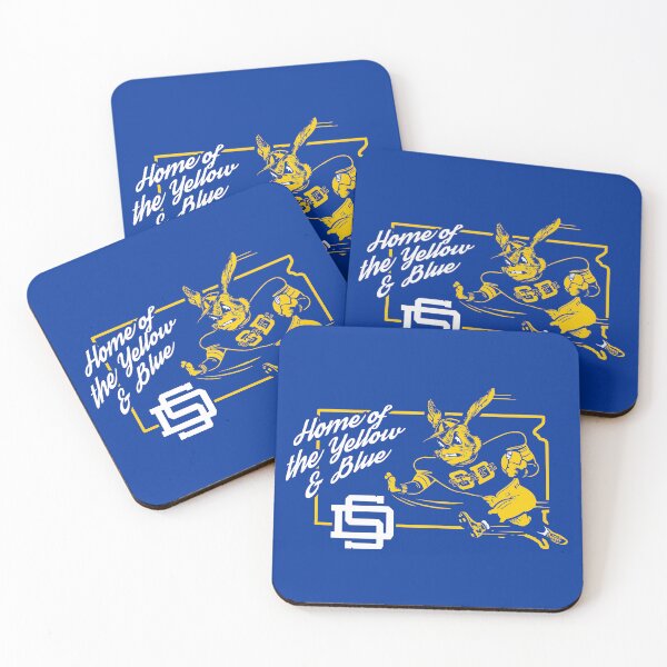 Item preview, Jackrabbit Yellow & Blue 1 designed and sold by VintageVarsity5.