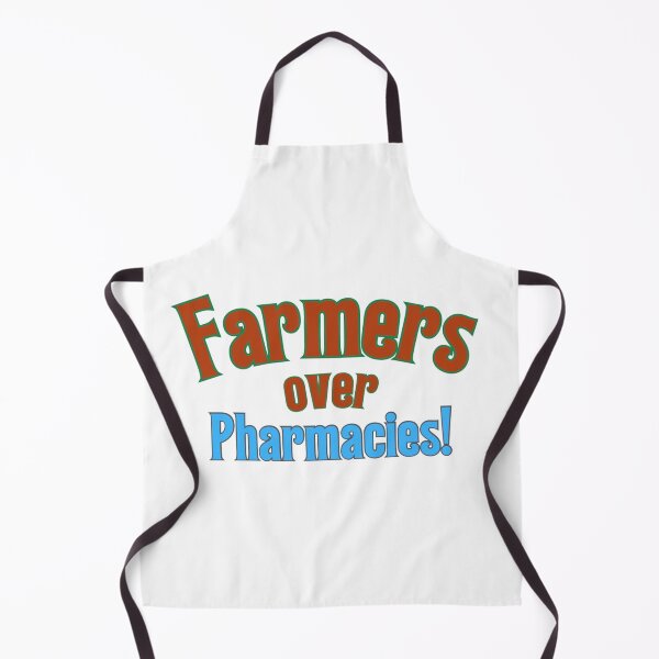 Item preview, Farmers over Pharmacies! designed and sold by Kid Wits Ink "Wise enough to leave a lasting impression!".