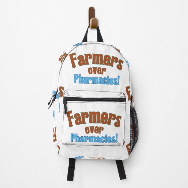 Item preview, Farmers over Pharmacies! designed and sold by Kid Wits Ink "Wise enough to leave a lasting impression!".